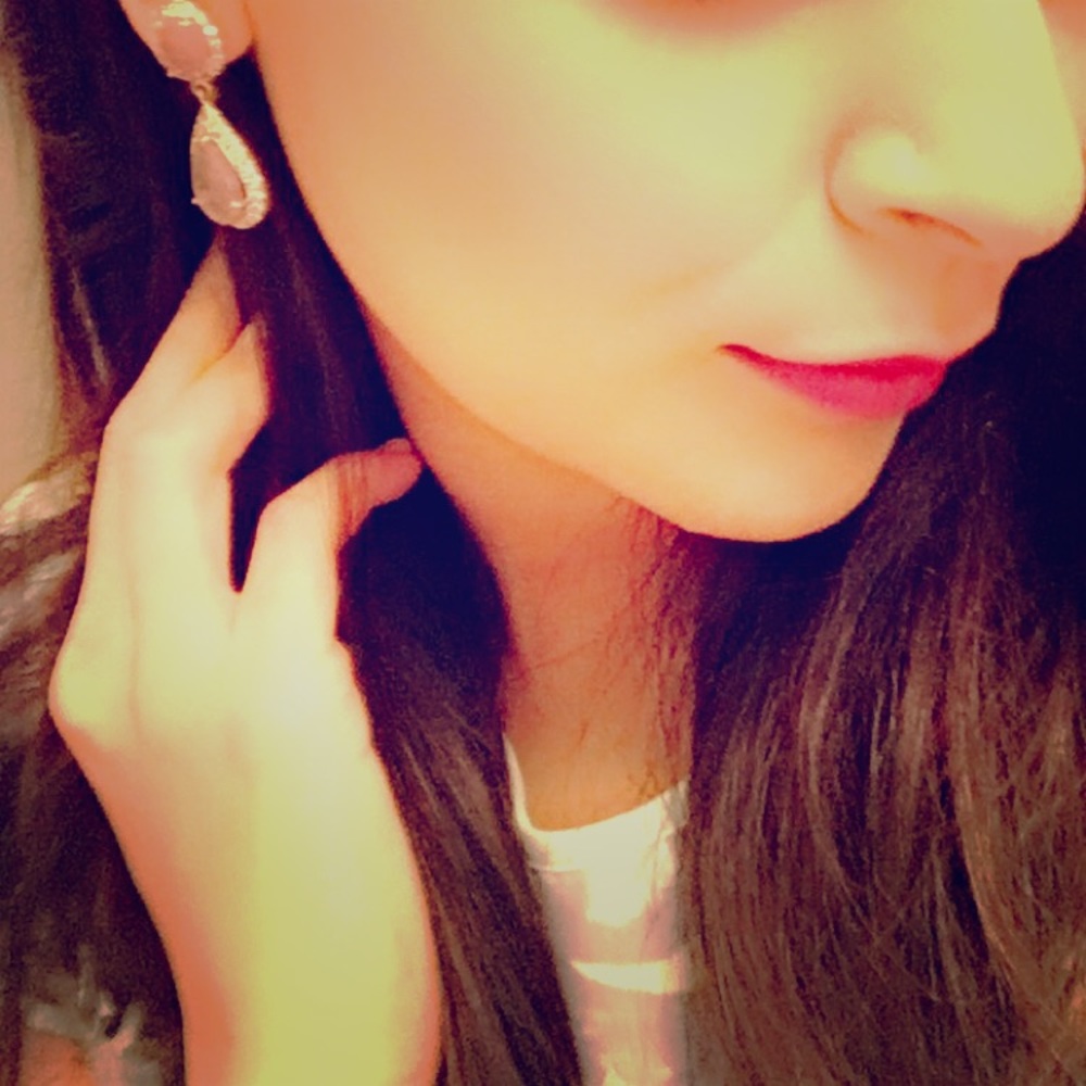 Amethyst earrings 💟